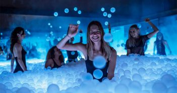 Balls Deep – get silly at this luminious ball pit party balls deep ball pit party